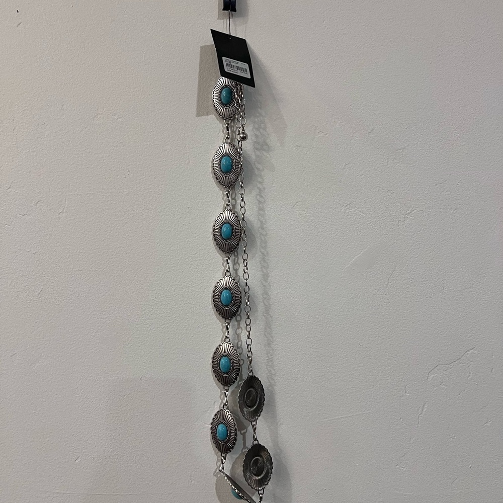 Silver and Turquoise Belt